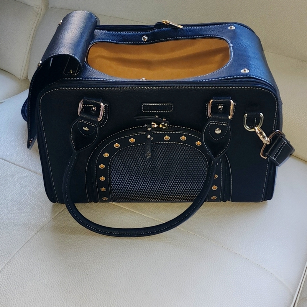 Pets Home Carrier Black Small Dog or Cat